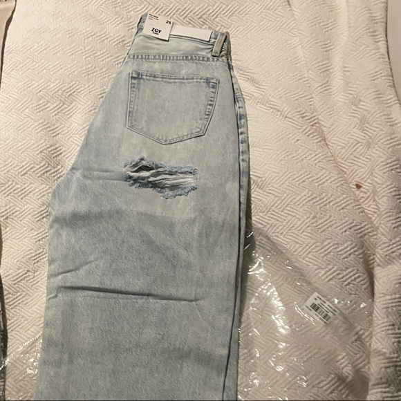 STONE RAIDER SUPER TRASH HI AND LOOSE DISTRESSED DENIM JEANS - Picture 5 of 7